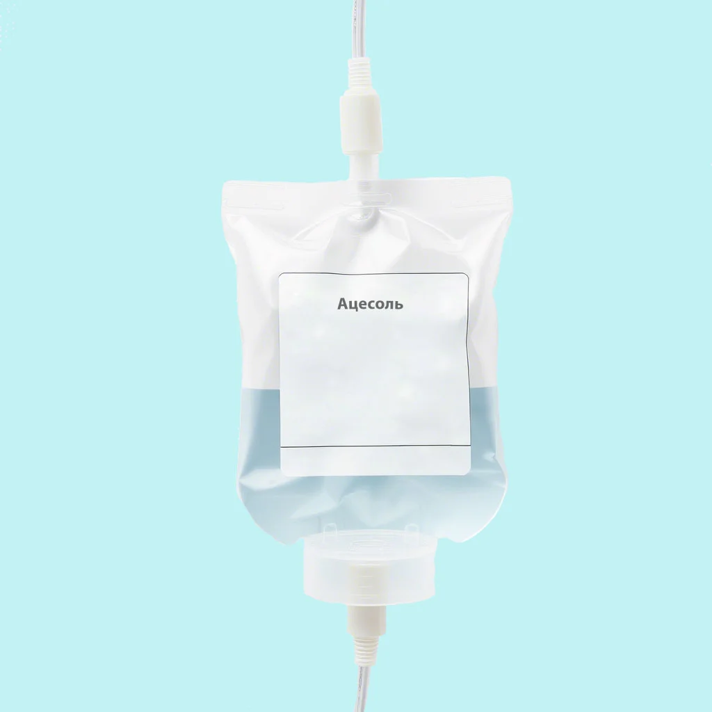 Пакет с инфузионным раствором